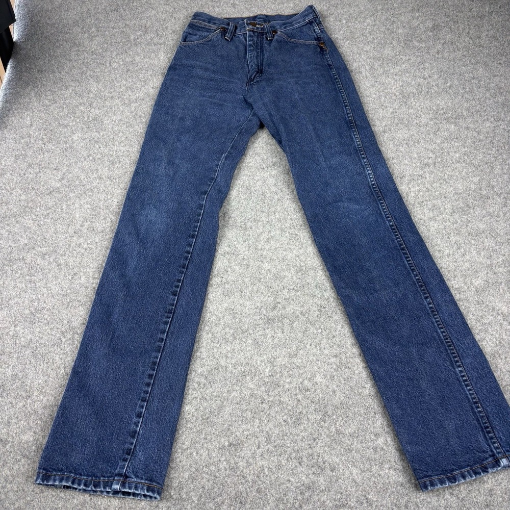 Vintage Wrangler 14MWZ Jeans Women's 1x34 (Fits 25x34)‎ Cowboy Cut Western Denim